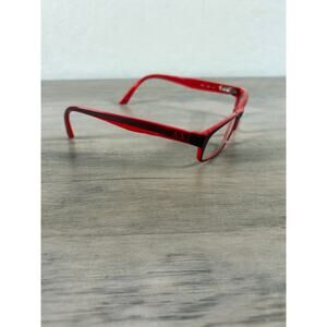 Armani Exchange A/X AX144 OYGZ 140 Women's Red Eyeglass Frames EUC